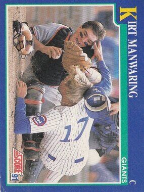 Kirt Manwaring - Score 91 Baseball Card